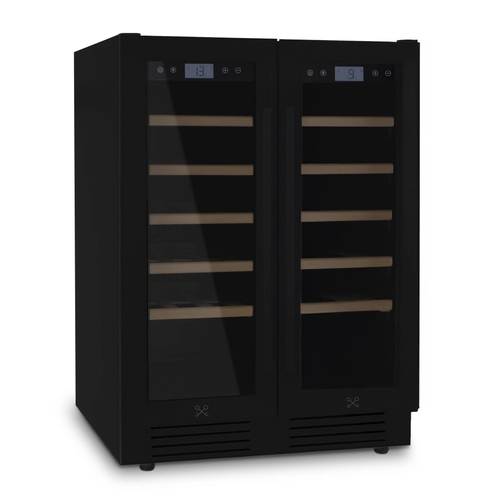 Cantinetta Vino CAVCEDB42 42 Bottiglie Dual Zone da incasso Nera