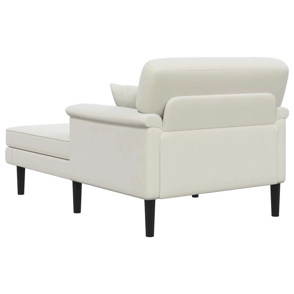Chaise longue Crema Velluto 42048048
