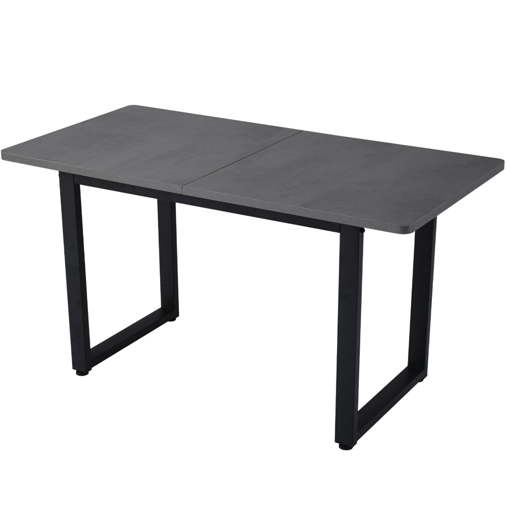 SET TAVOLO E SEDIE da pranzo 5 pezzi velluto e rattan nero e grigio