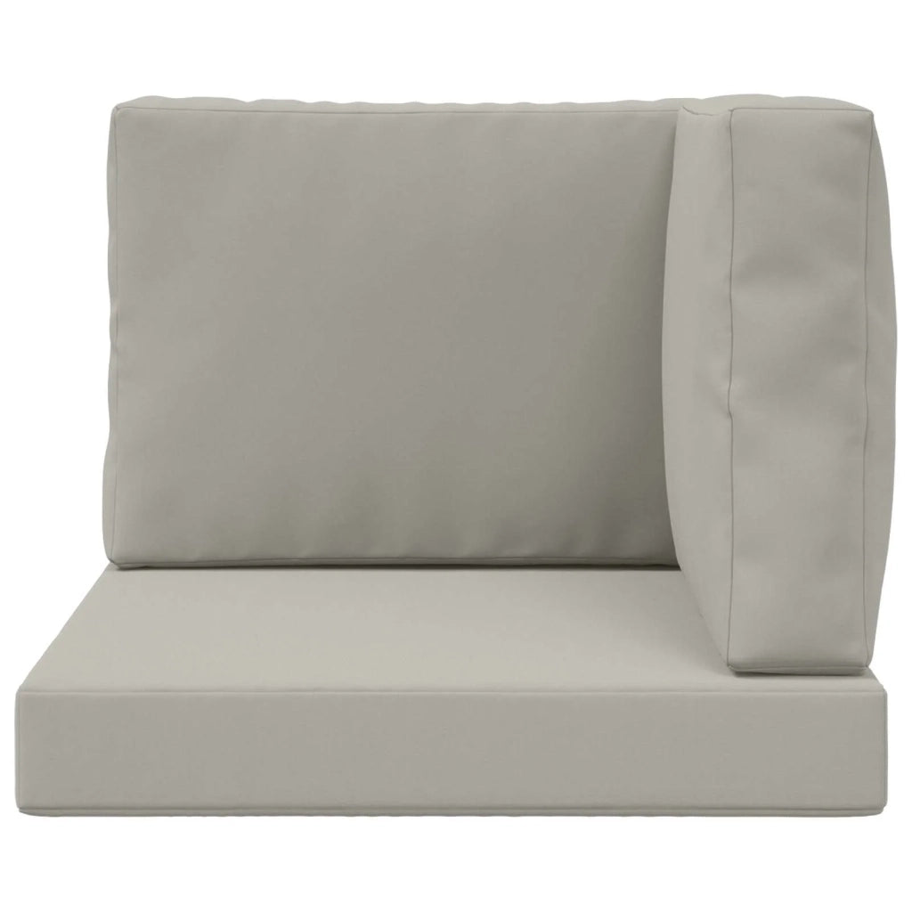 Cuscino per divano da esterno 3 pcs Grigio Poliestere 900745