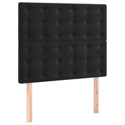 Testiera | Testata Nera 80x5x118/128 cm Velluto