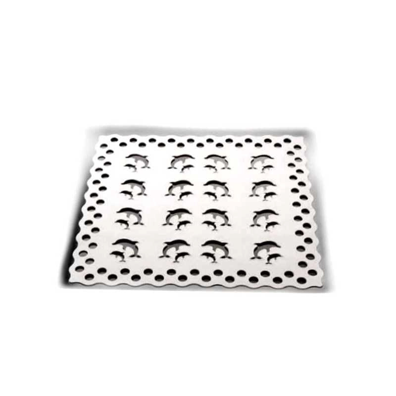 Tappeto Doccia Delfino cm 52X52 Bianco Lamapla