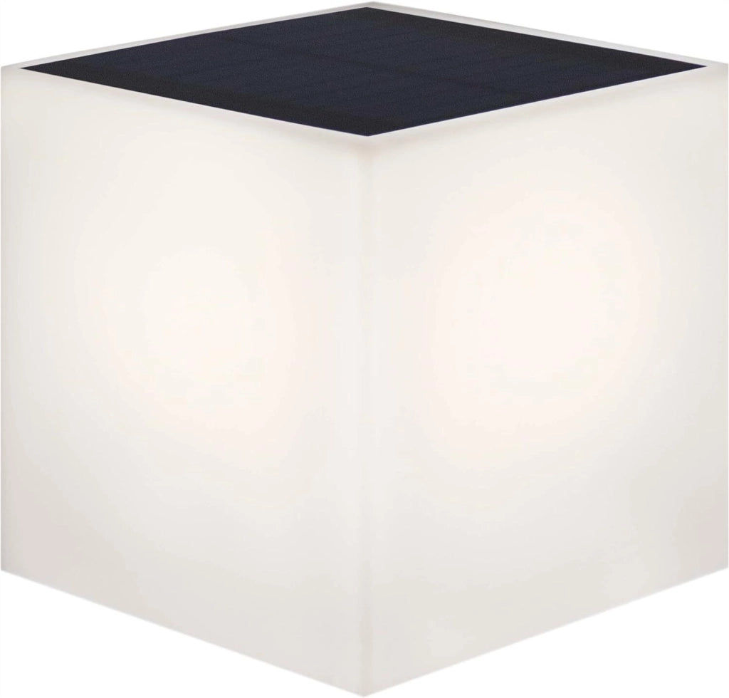 NewGarden E76B3BCF-A596-4FEB-864F-A1286E8CC88B Wally Applique da Parete Solare LED Integrato Sensore Crepuscolare e di Movimento 12x12x18 cm colore Bianco