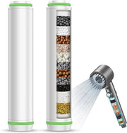 Filtro per doccia a mano - 2 pezzi - 15 strati - Pulizia acqua dura - Rimozione cloro - B0CGHXYM1Y - Filtro di riserva