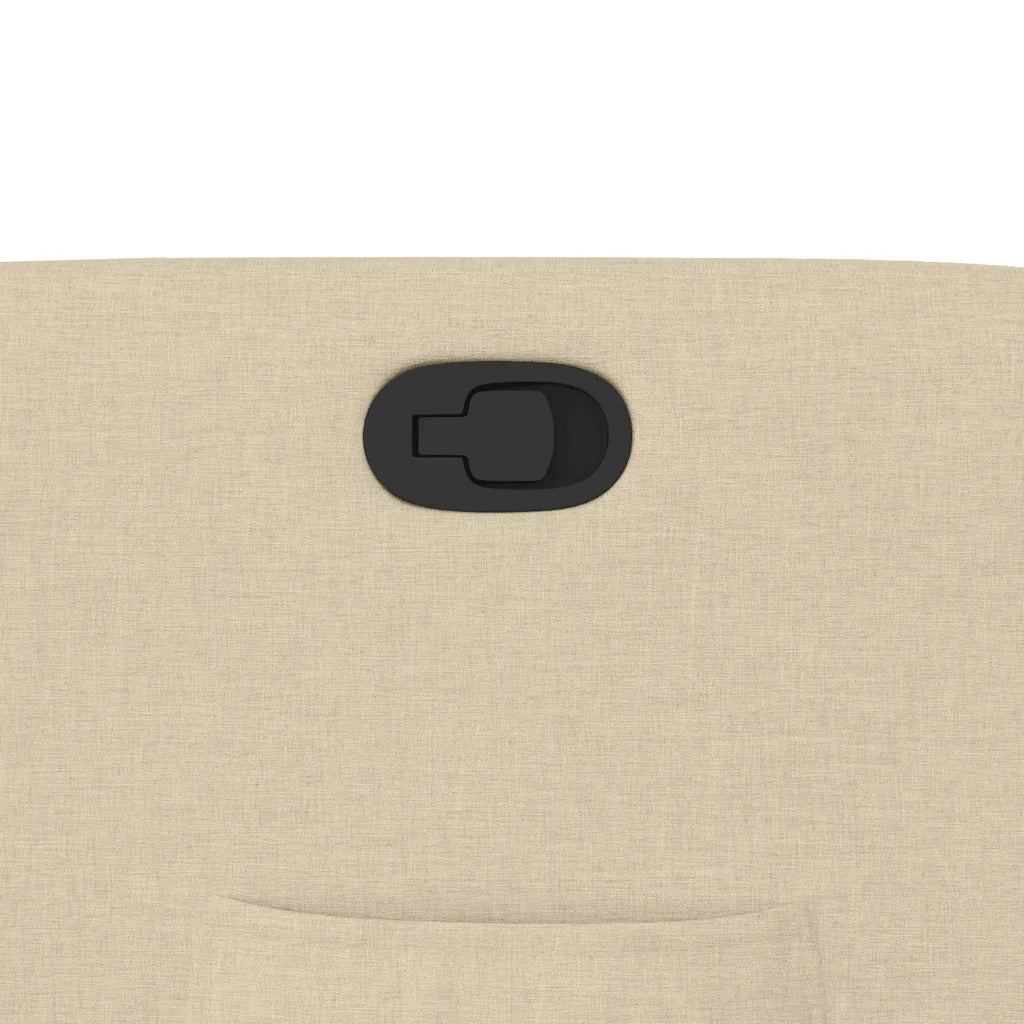 Poltrona Reclinabile in Tessuto Crema 4015530