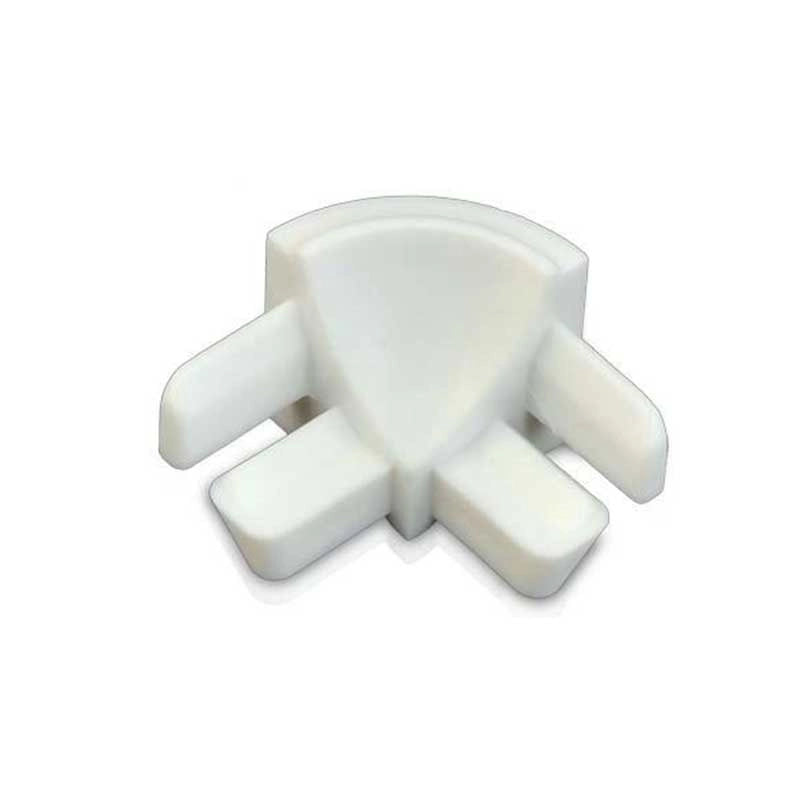 Raccordo per sguscio in plastica bianco : Modello - INTERNO H10MM