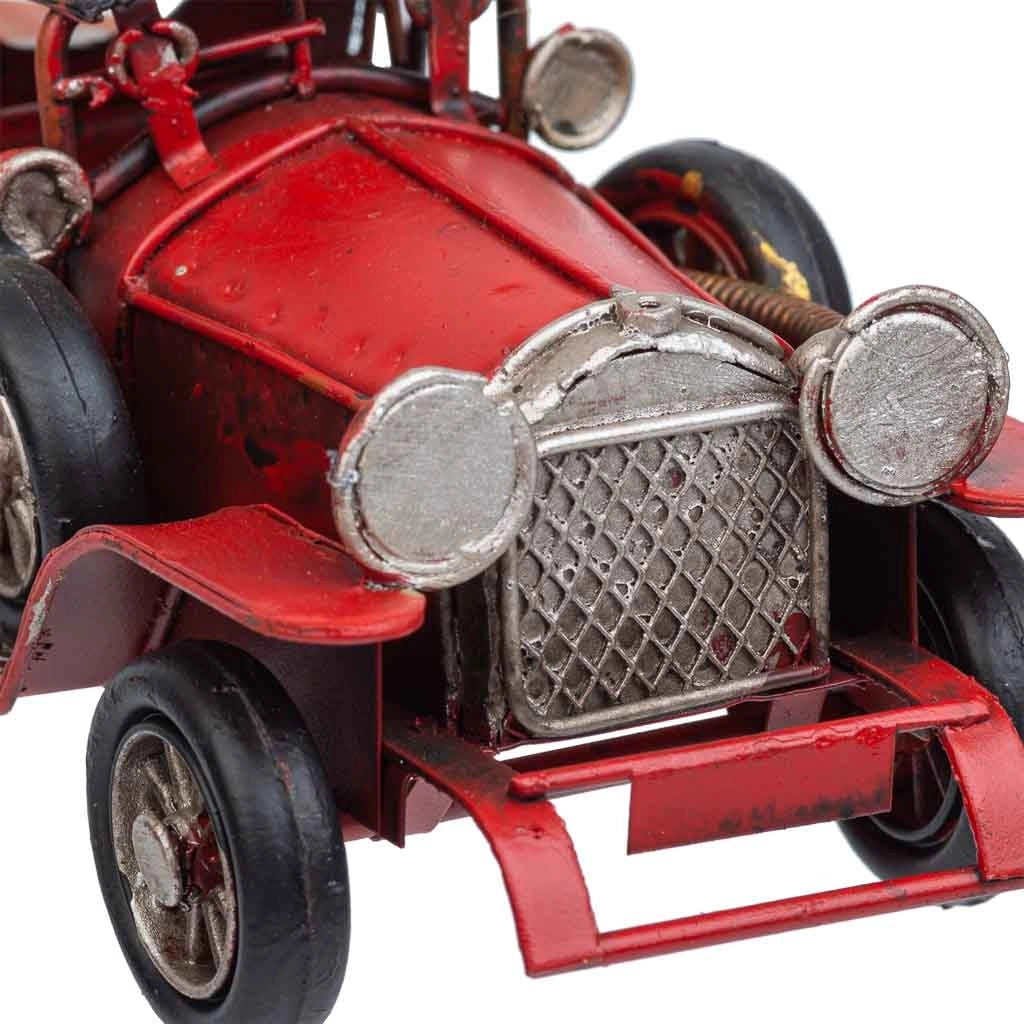 Auto in metallo rossa 16x7x7h
