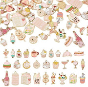 Set di 54 Diversi Accessori in Ceramica per Creare Gioielli