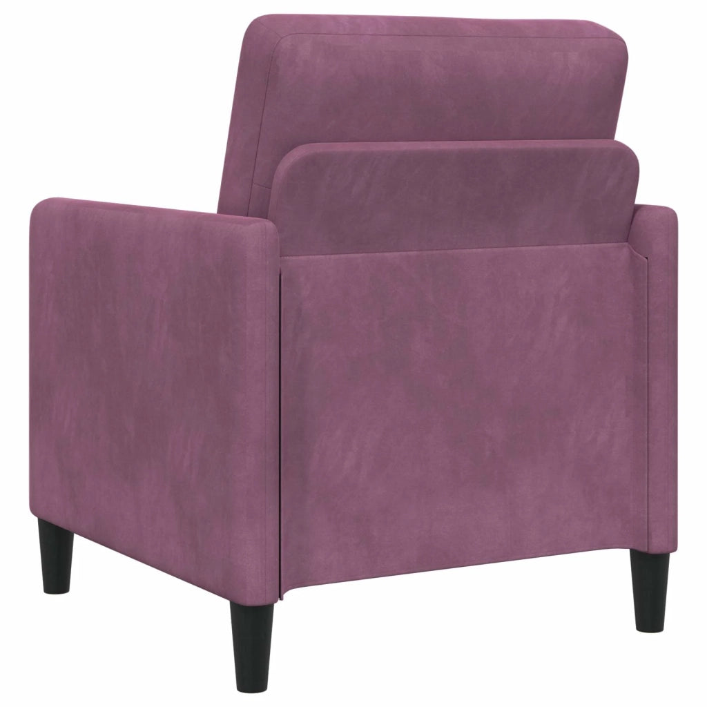 Set di Divani con Storage 2 pz Viola Poliestere 3429231