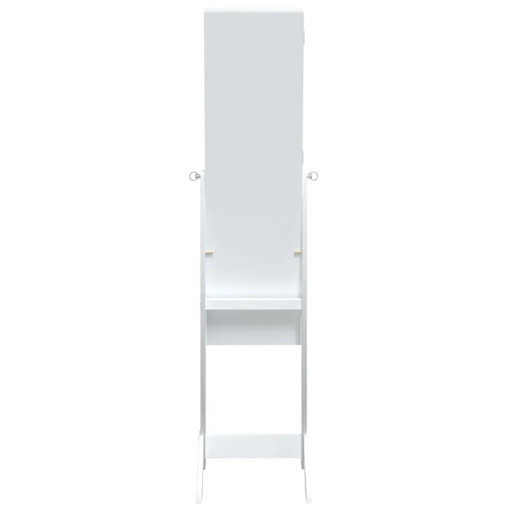 Specchio Autoportante-Specchio da Terra Bianco 34x37x146 cm