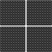 Protezione Antiscivolo per Mobili - 400 Pezzi di Gomma Silicone - Pads Autoadesivi - Resistenti allo Shock - Isolamento Acustico - 10x2mm - Sostegni Antiscivolo per Mobili