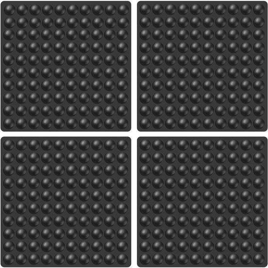Protezione Antiscivolo per Mobili - 400 Pezzi di Gomma Silicone - Pads Autoadesivi - Resistenti allo Shock - Isolamento Acustico - 10x2mm - Sostegni Antiscivolo per Mobili