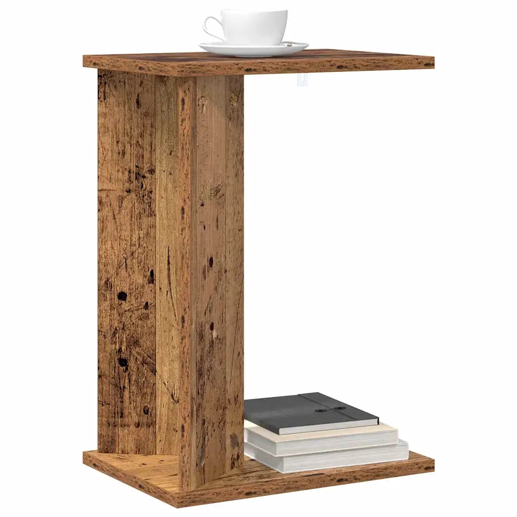 Tavolino | Tavolo laterale Legno vecchio 35 x 25 x 50 cm Legno multistrato