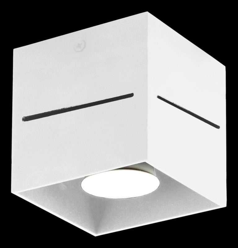Plafoniera spot Lampex Quado Pro 1 luce bianca GU10