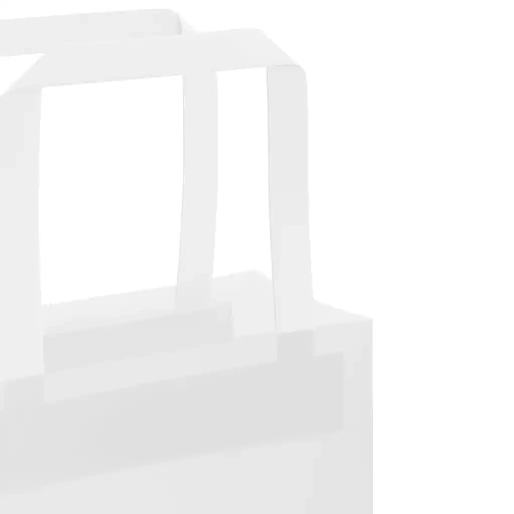 Sacchetti di Carta 50 pz con Manici Bianchi 32x22x28 cm CFW5317272
