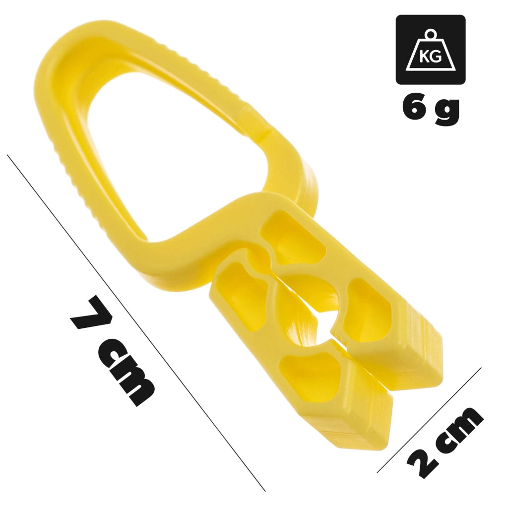 Mollette per bucato KADAX, set da 50 pezzi + contenitore con coperchio