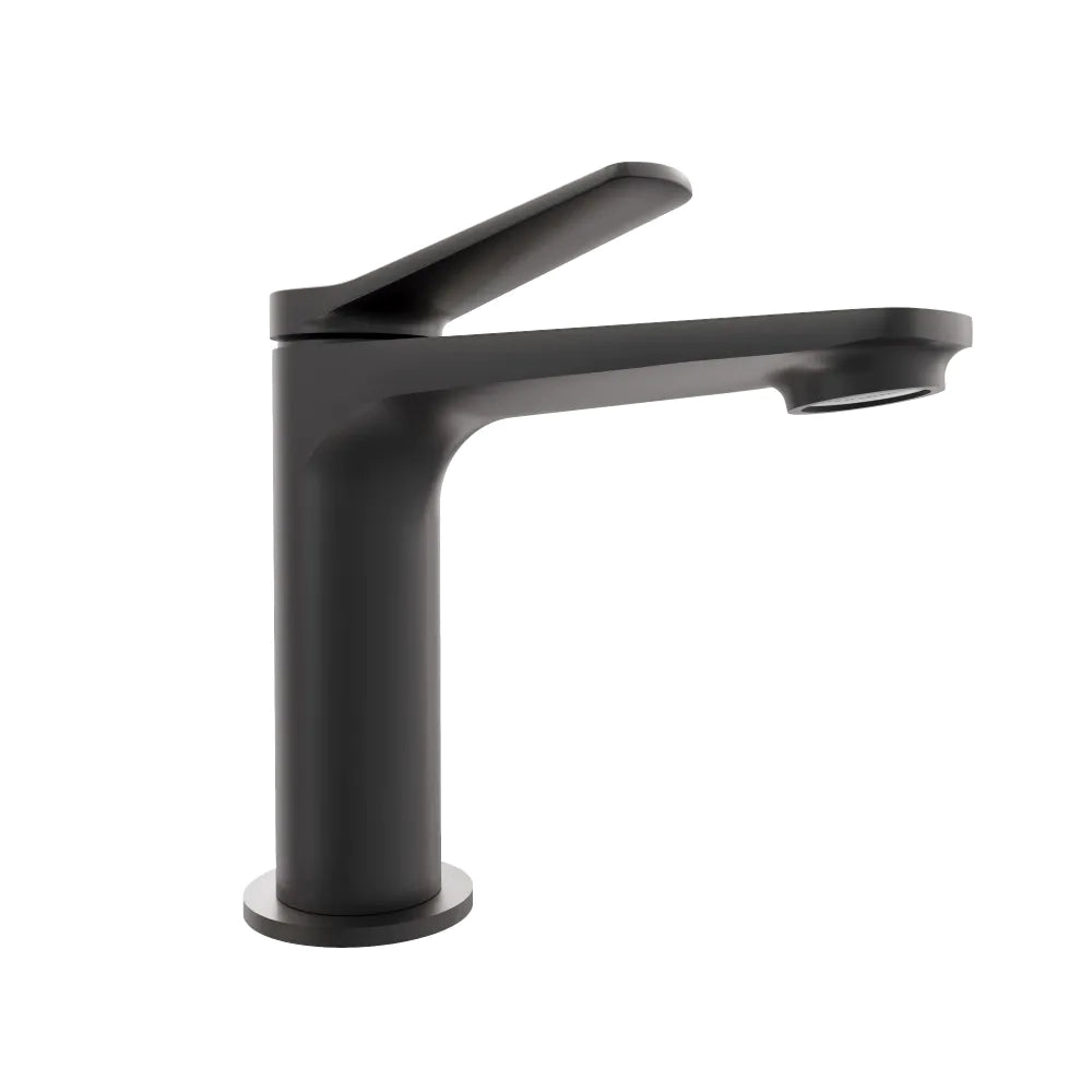 Set miscelatori: lavabo bidet senza scarico e incasso doccia monocomando nero opaco | Anne