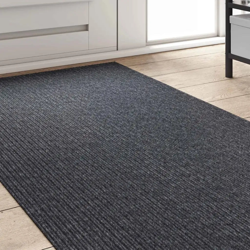 Runner in Moquette | Runner Tappeto Grigio 80 x 200 cm Tessuto