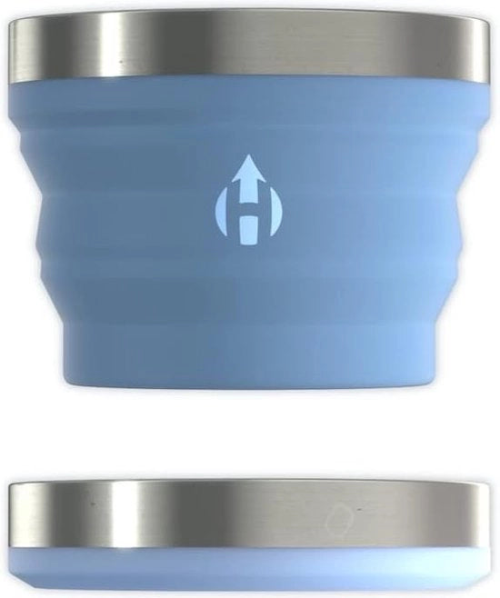Collapsabile borraccia | Borraccia portatile, collaspabile per acqua, succo, snack e ideale per viaggi, campeggio, feste, bambini e animali domestici | Capacità: 340 ml