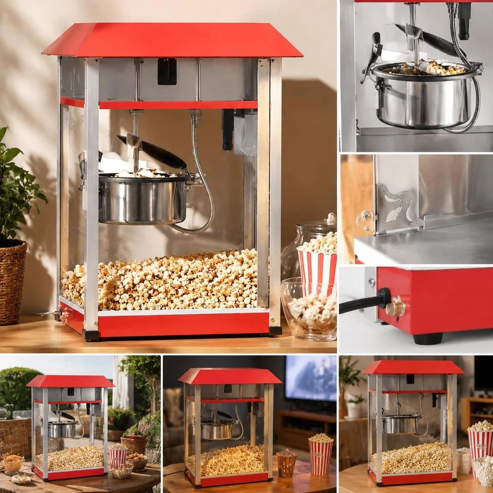 Popcorn Machine With Teflon Cooking Pot 1400 W