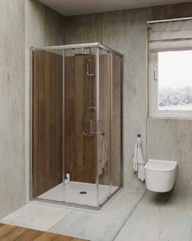 Box Angolo 70X70 Mood Cristallo Trasparente - 8.0