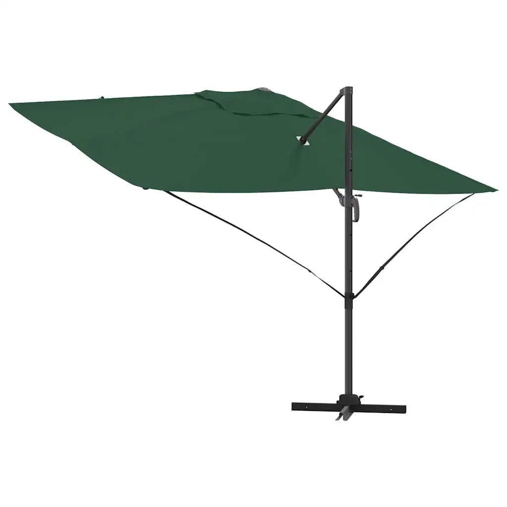 Ombrellone Verde 351 x 250 x 260 cm Poliestere e Alluminio 42003344