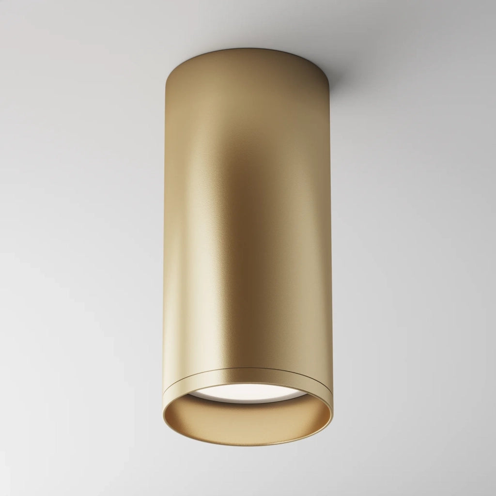 Maytoni Lampada da soffitto moderna Focus 1 luce GU10 oro metallo