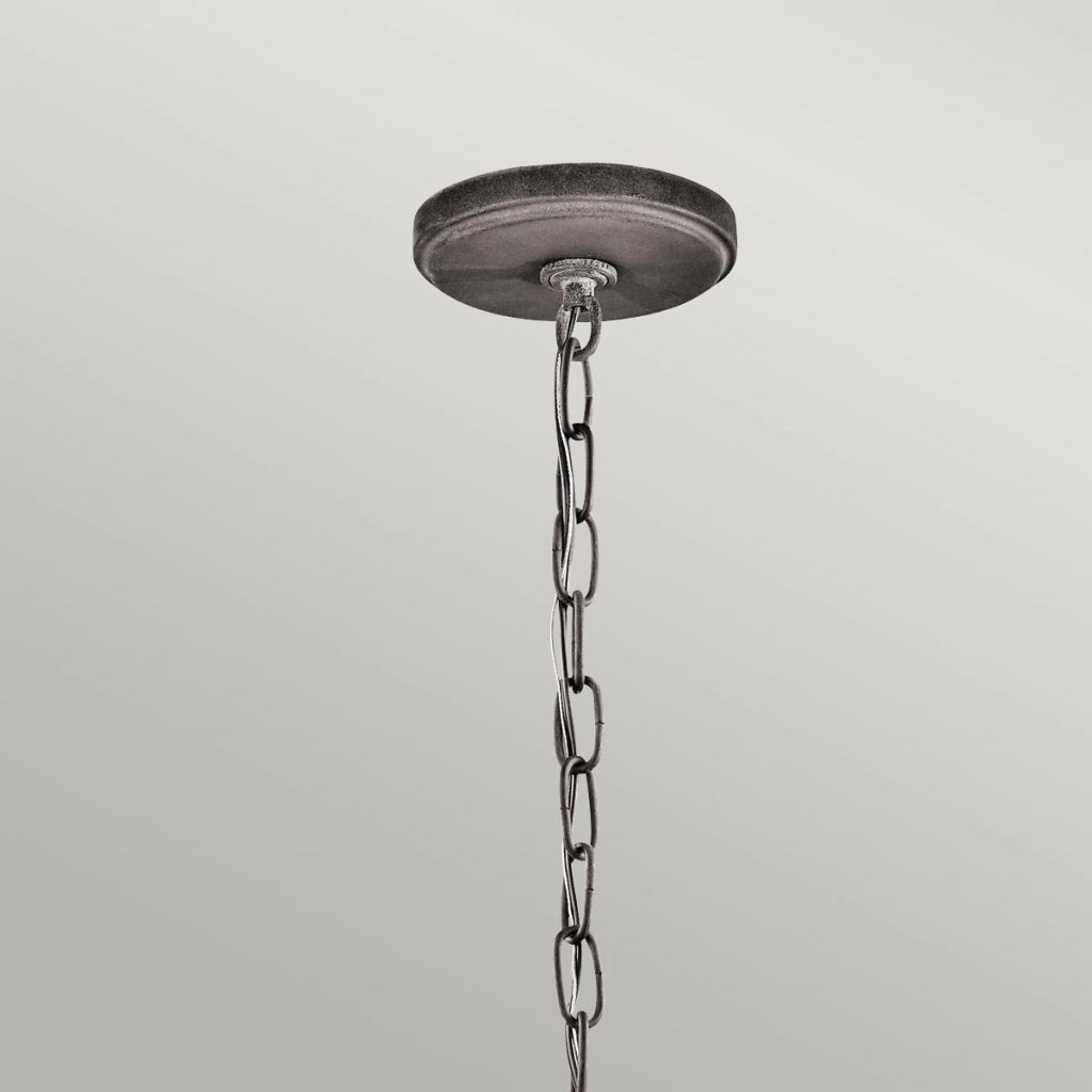 Lampada a sospensione esterna Ashland Bay zinco E27 Kichler