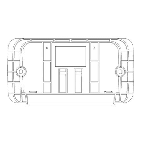 Controplacca hidrobox mono telaio placca monocomando todini 14.41 C