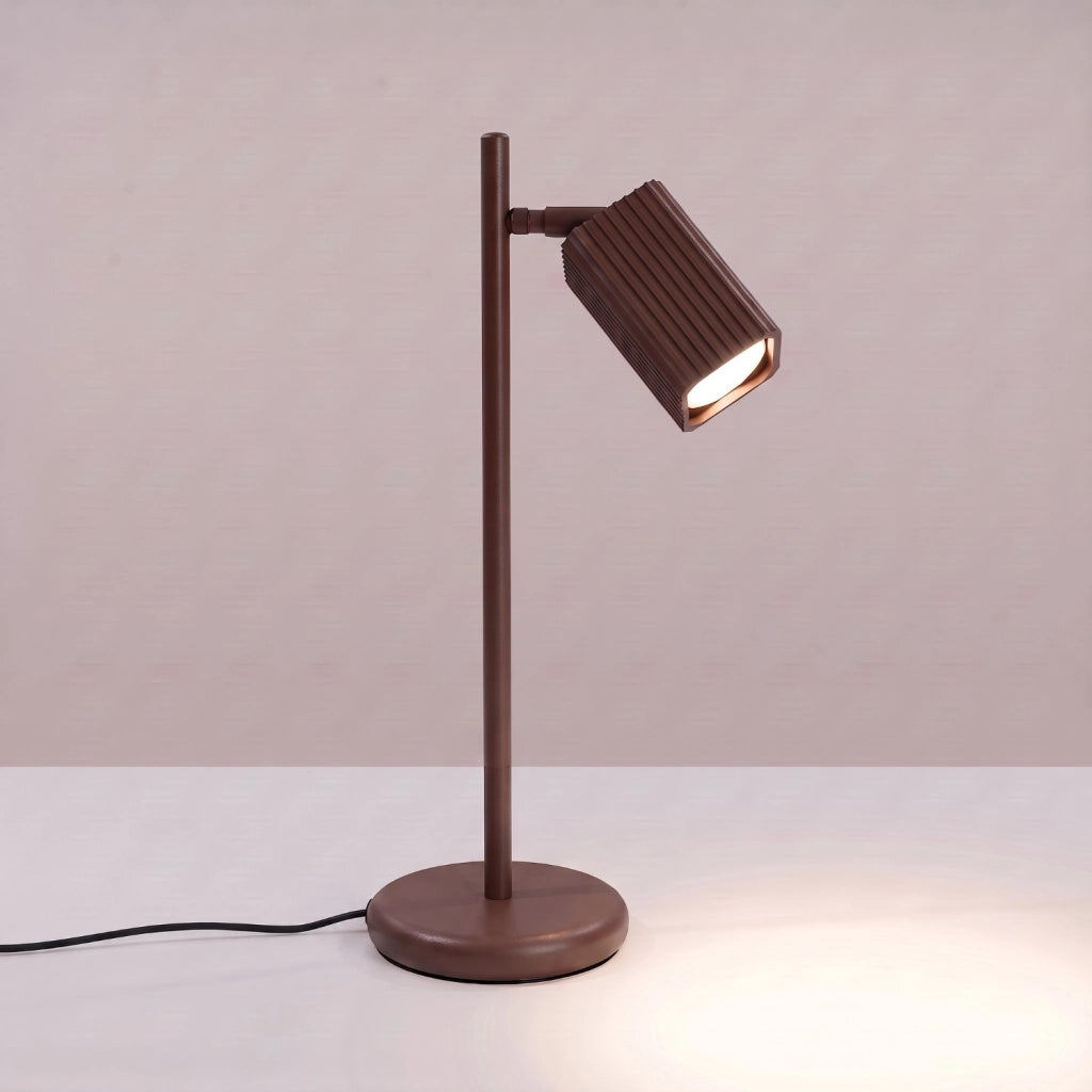 Lampada da tavolo RAYO marrone