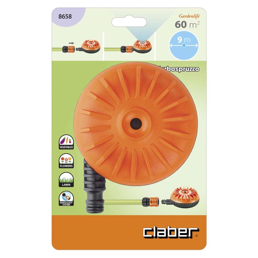 IRRIGATORE BASE TURBOSPRUZZO IN BLISTER 8658 - 3 blister CLABER