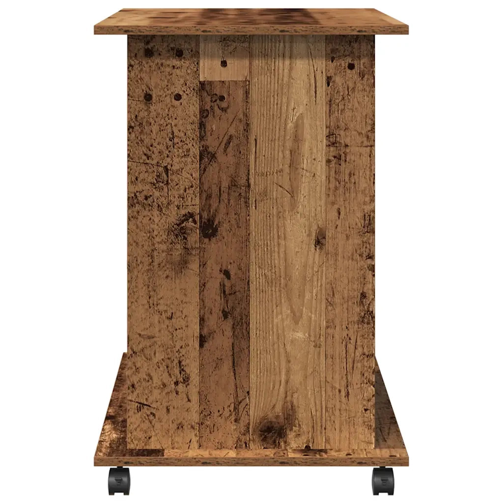 Scrivania | Tavolo da Ufficio da Computer Legno Antico 80x50x75cm Legno Multistrato