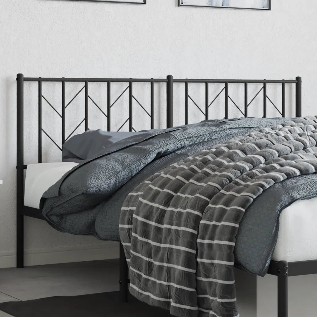Testiera di Ricambio in Metallo Nero 160 cm 374472