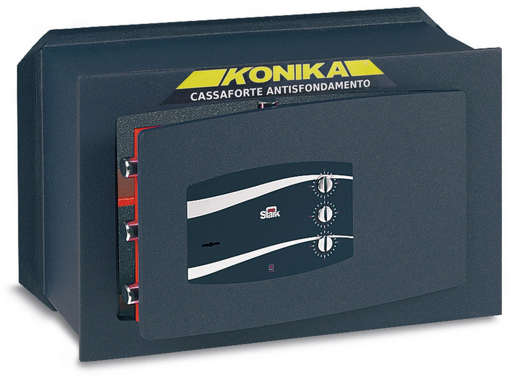 1pz cassaforte da muro chiusura con chiave+combinatore mm. 400x195x250 h cod:ferx.vit17886