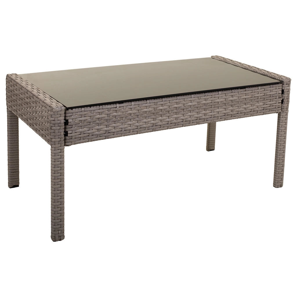 Set tavolo grigio, divano e 2 poltrone