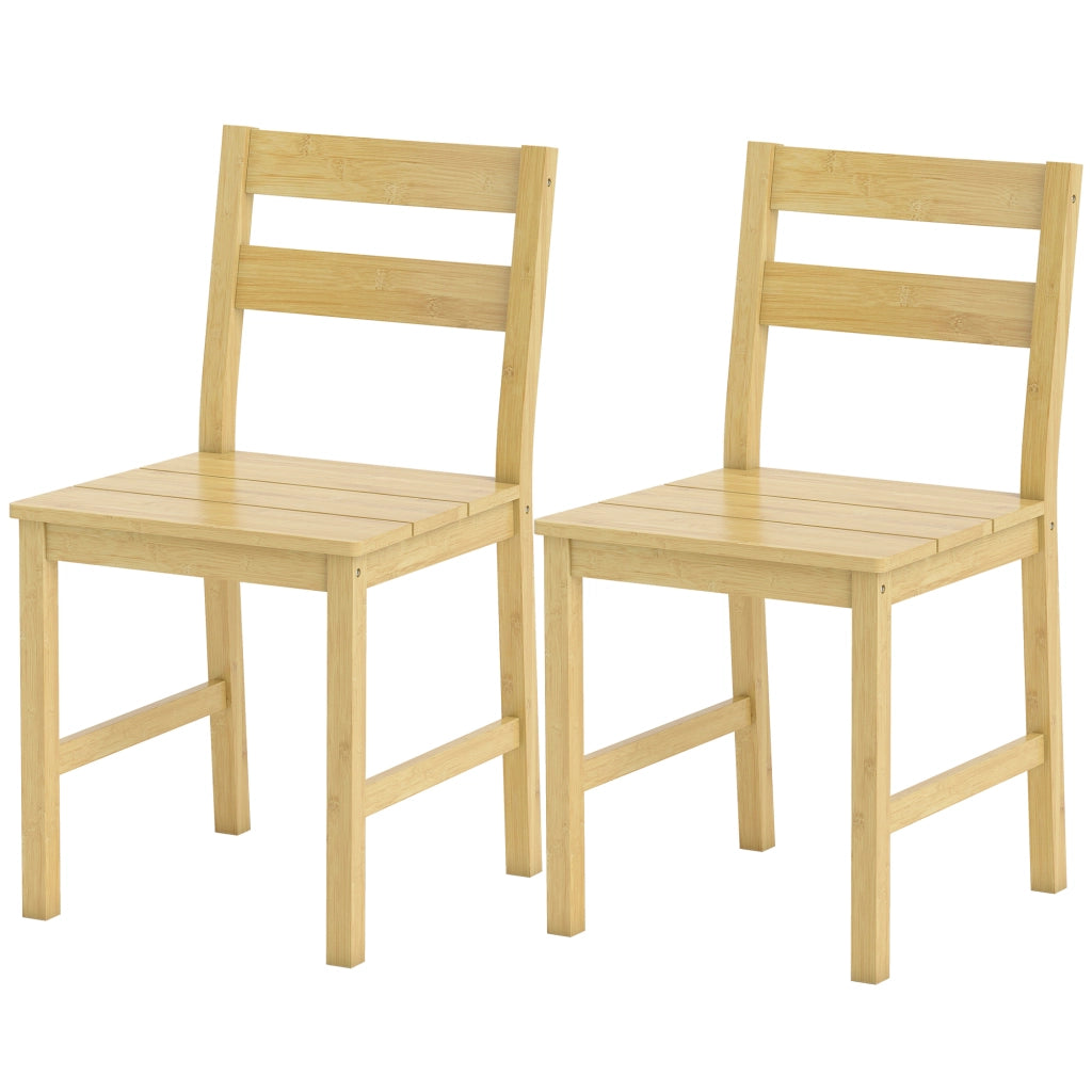 Sedia da pranzo in bamb¨´ ¨C zephmum ¨C naturale 2 pezzi
