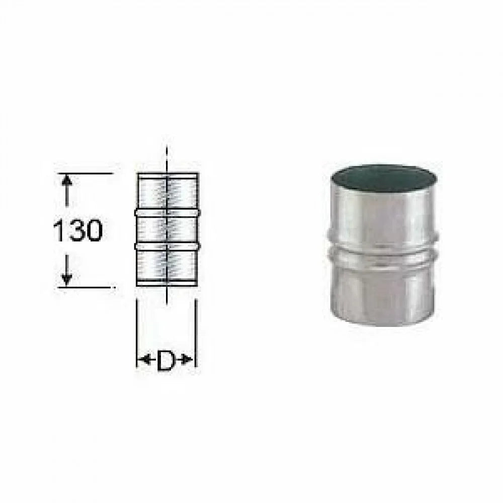 Inox mono parete aisi 316 manico tto doppio m m d.200 b08wz9b3rm
