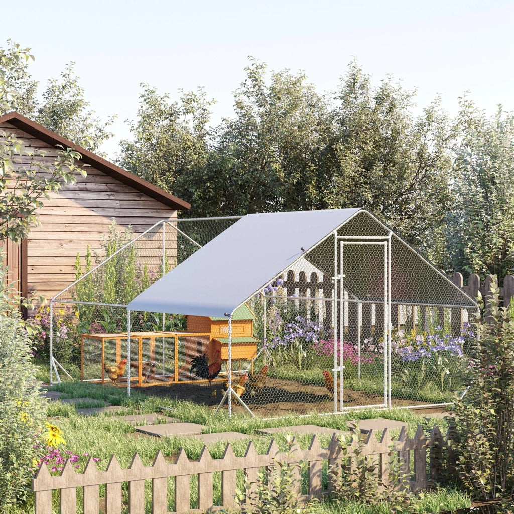 Pollaio da Giardino ¨C Minimal ¨C Argento 3x4x2 m