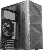 Cassa PC Desktop per Micro-ATX e Mini-ITX con Ventilatore da 120 mm - Modello MC1500 - Nero