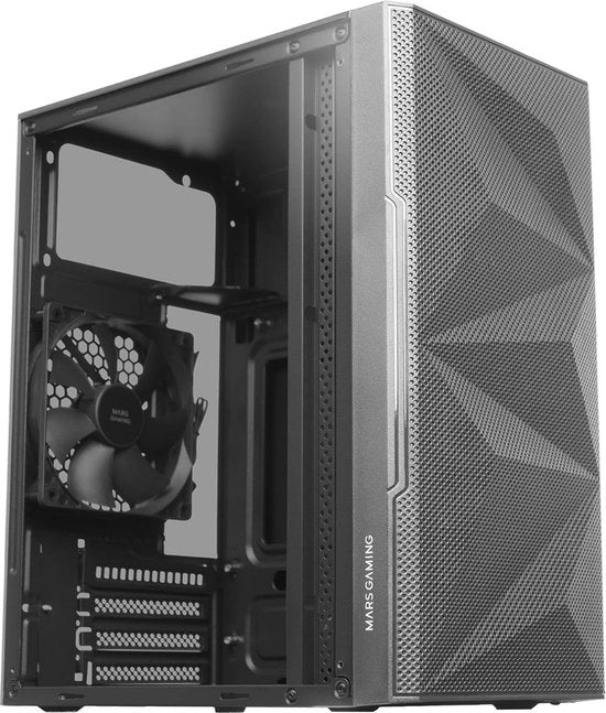 Cassa PC Desktop per Micro-ATX e Mini-ITX con Ventilatore da 120 mm - Modello MC1500 - Nero