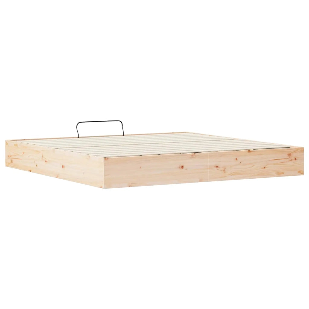 Telaio del Letto Ottomano con Ripostiglio Naturale 180 x 200 cm 3418795