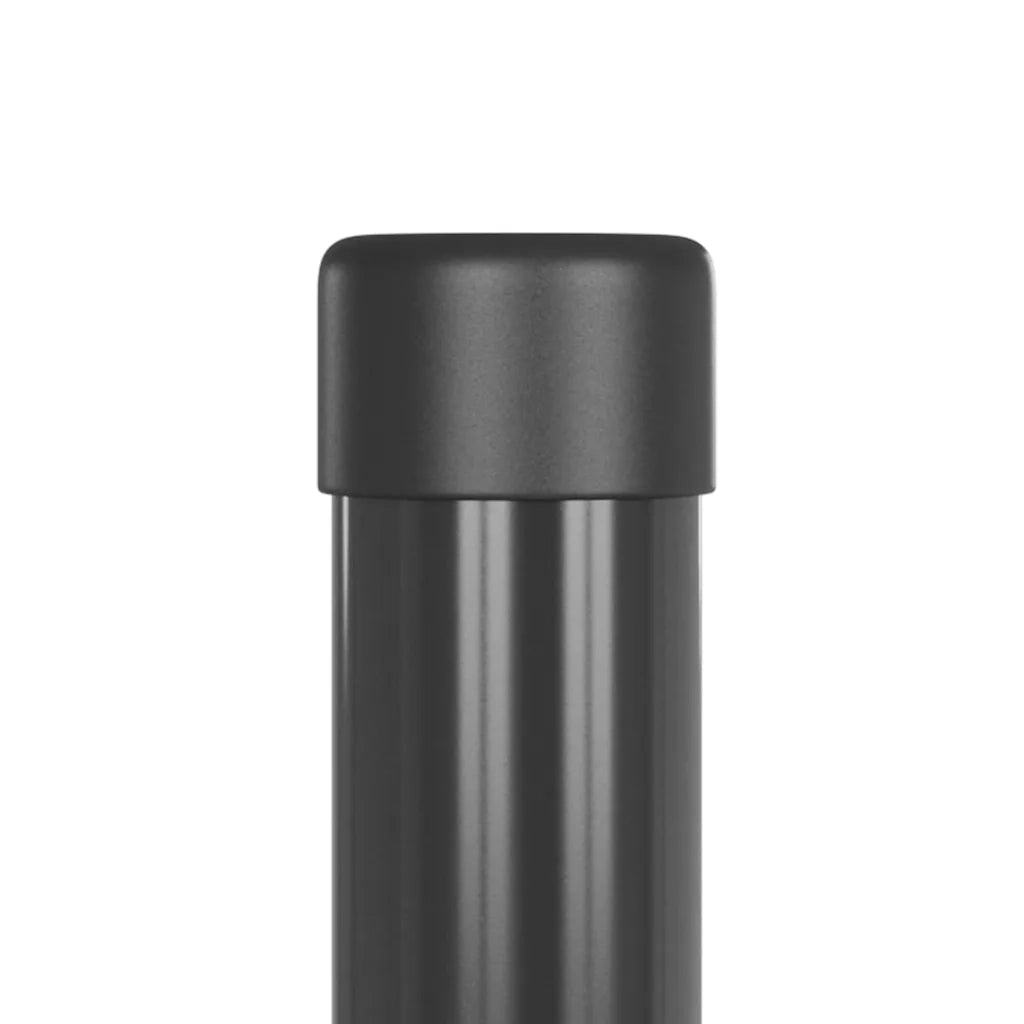 Palo della recinzione 2 pcs Grigio 80 cm 42012751