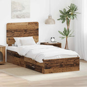 Struttura del letto-Giroletto Legno vecchio 90 x 190 cm Legno multistrato 919566