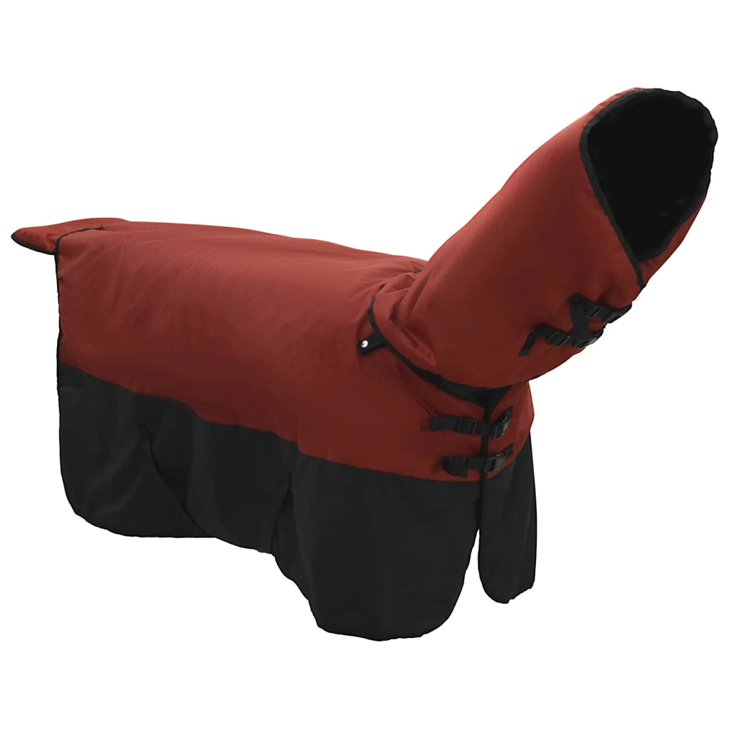 Coperta per Cavalli Verde Scuro e Nero 145 cm Poliestere 42013134