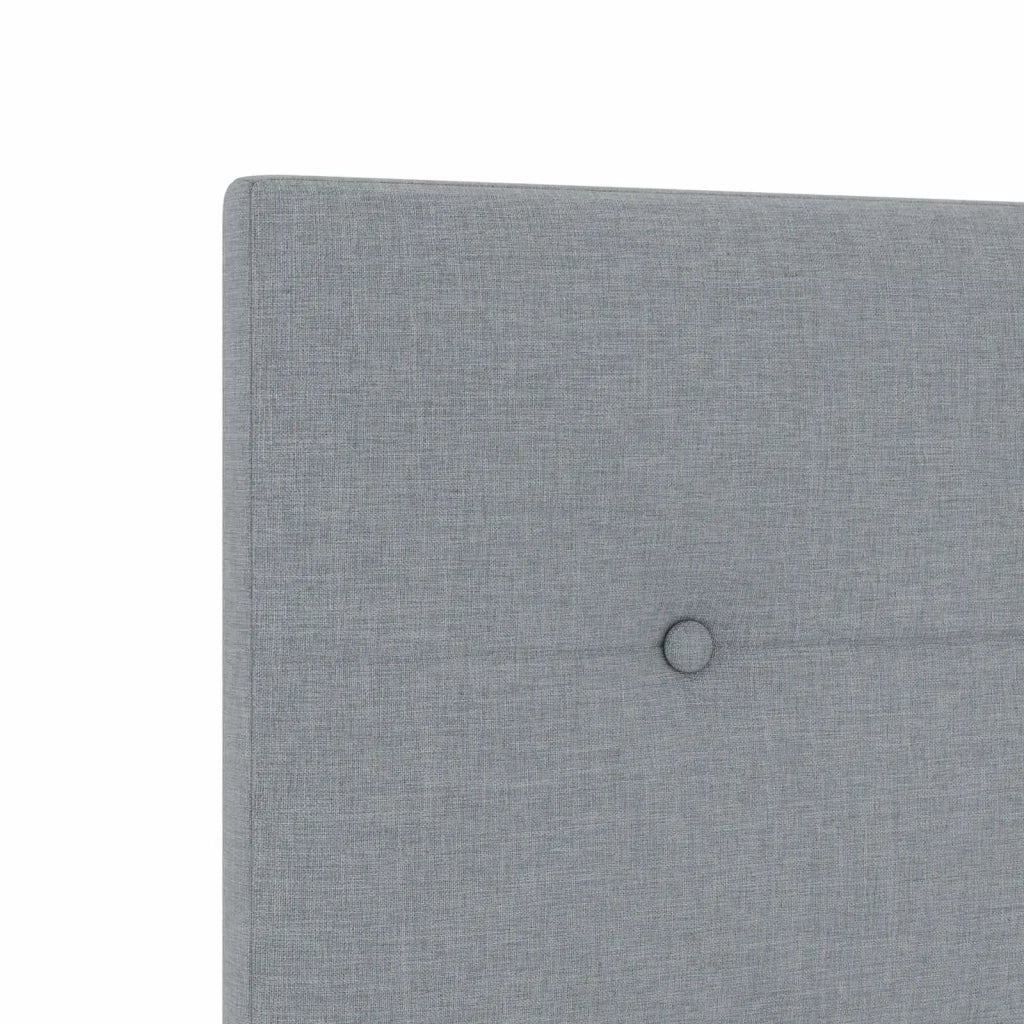 Letto con Box Spring, Materasso e LED Grigio Chiaro Tessuto 3452001