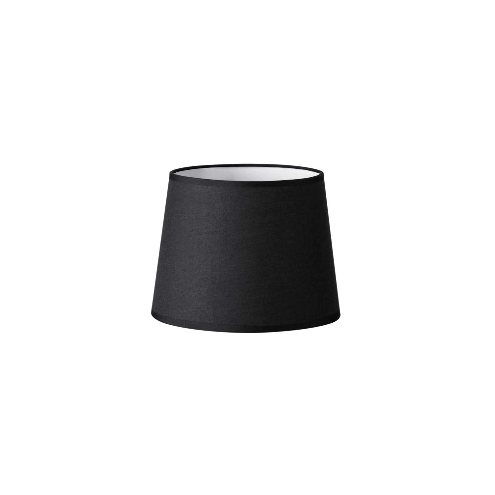 Paralume Cono Set Tessuto Nero D20