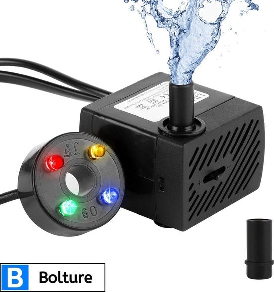 Pompa di recupero con illuminazione - Pompaggio acqua nera - Pompaggio per laghi - Pompaggio acqua nera - Pompaggio a vuoto - Pompaggio acqua