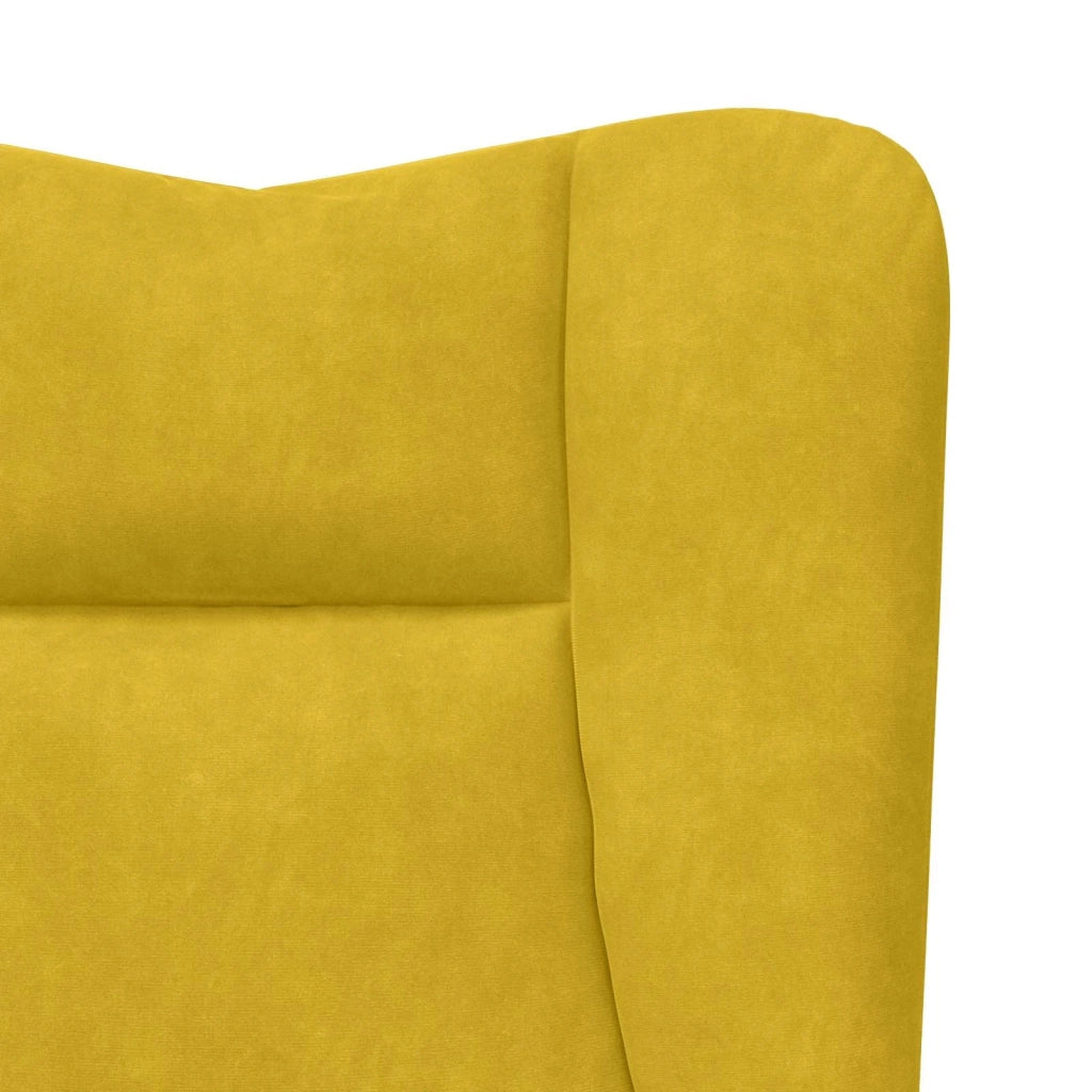 poltrona Giallo 63 x 67 x 94 cm Velluto 42001810