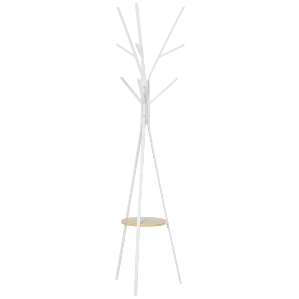 Appendiabiti con ripiano e ganci ¨C Minimal ¨C Bianco