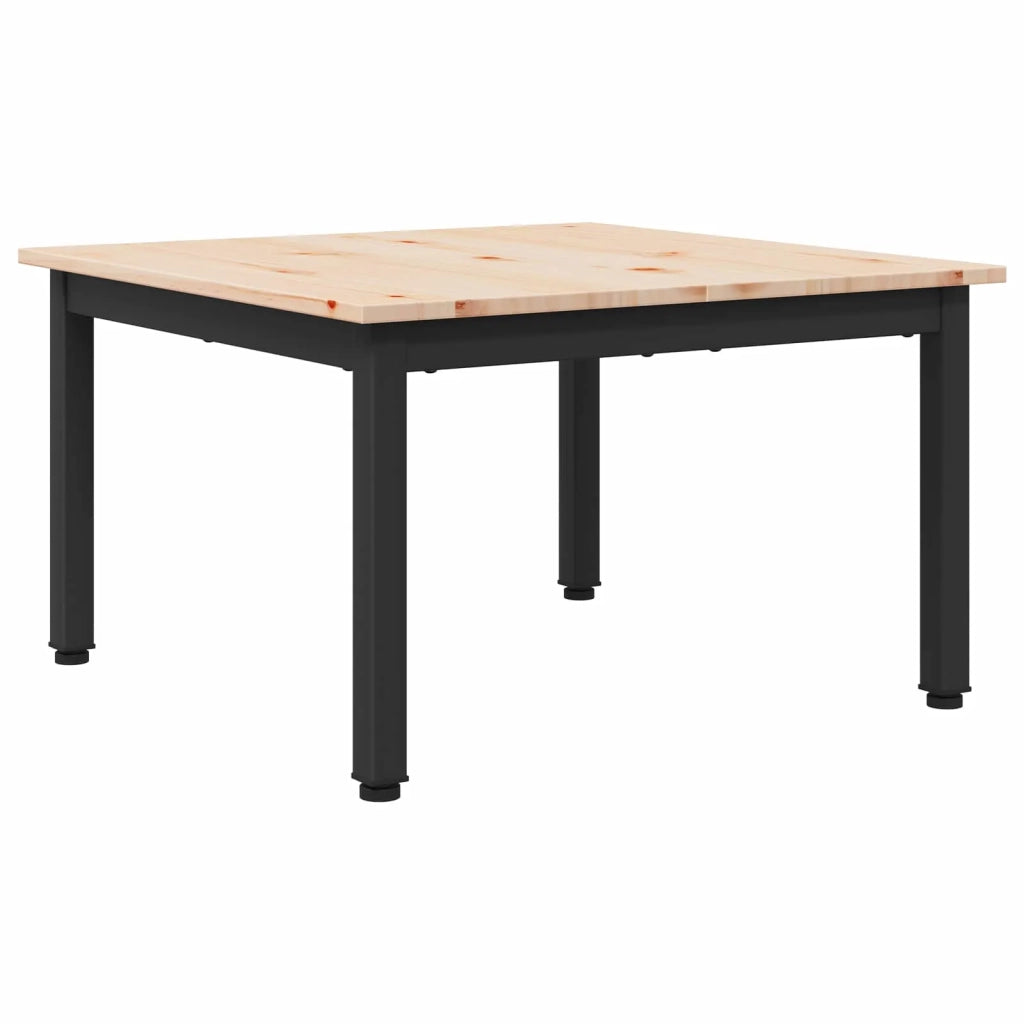 Tavolino da salotto | Tavolino da caff¨¨ | Tavolino da Soggiorno Naturale 60 x 60 x 36 cm Pino massello